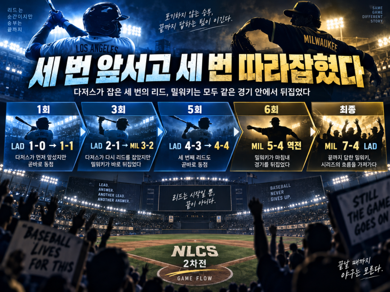 다저스 스쿠벌·야마모토 내고도 밀워키에 NLCS 0승2패…야마모토 2⅔이닝 최단·불펜엔 15타자....