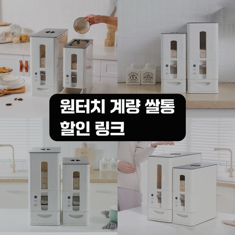 원터치 계량 쌀통 두잇상회 6kg 12kg 알아보기: 선택 기준