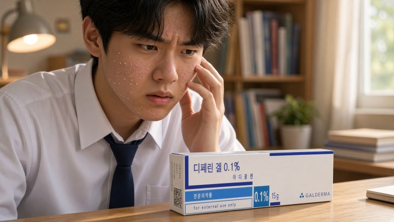 디페린겔, 여드름 개선? 붉어지고 각질 일어나는 호된 신고식