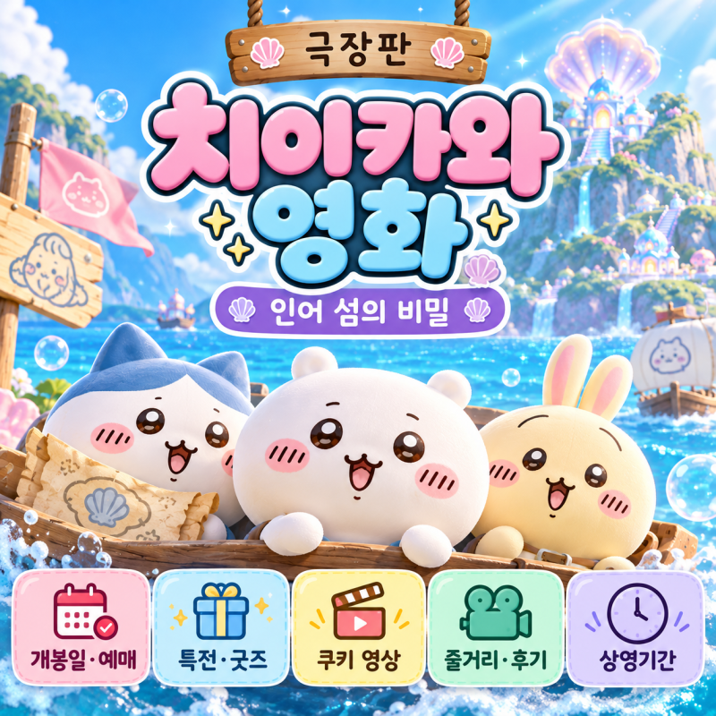 치이카와 영화 특전·쿠키·예매 총정리｜굿즈·상영기간까지