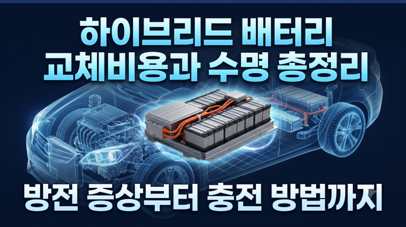 하이브리드 배터리 교체비용과 수명 총정리｜방전 증상부터 충전 방법까지