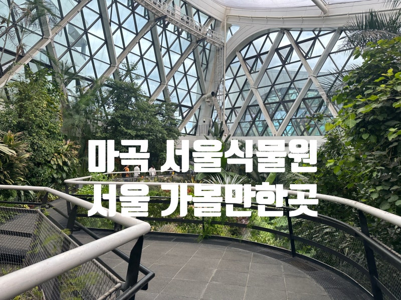 10월 서울 가볼만한곳 마곡 서울식물원 데이트 아기랑