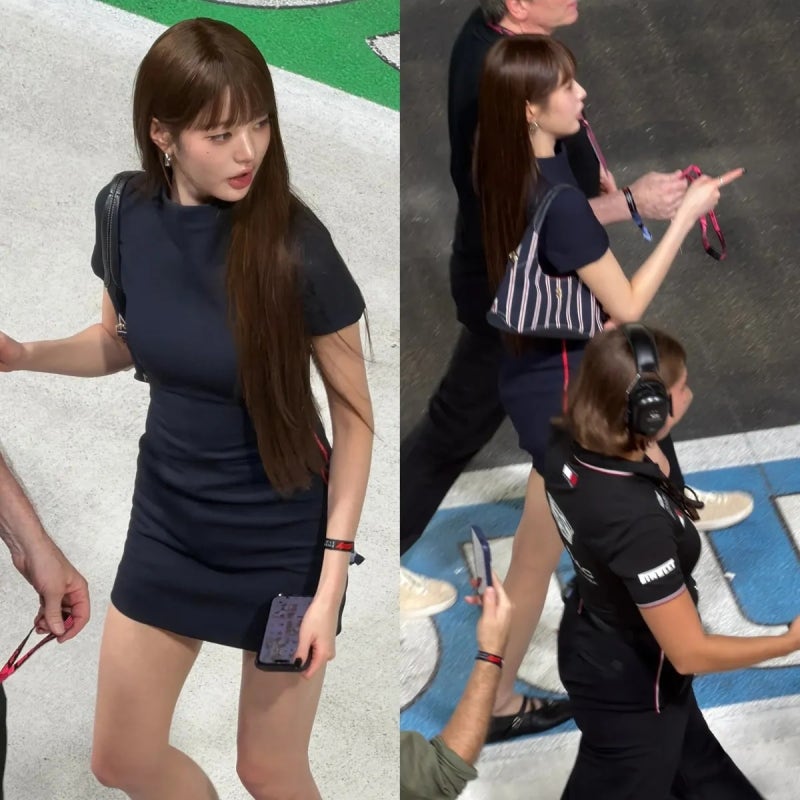 F1 생중계 카메라 찢었다.. 전 세계를 사로잡은 '승리의 여신' 장원영의 싱가포르 그랑프리 직....