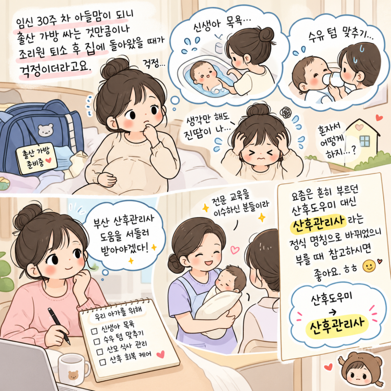 부산 산후관리사(구. 산후도우미) 업체 봄소리 아가마지 아이맘케어 비교 및 체크리스트