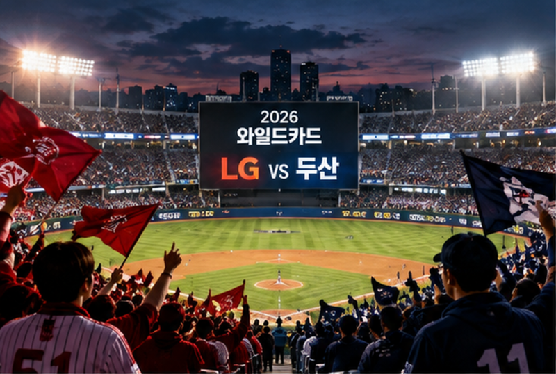 2026 LG 두산 와일드카드 결정전 잠실 라이벌 7번째 가을야구! 어느 팀이 유리할까?