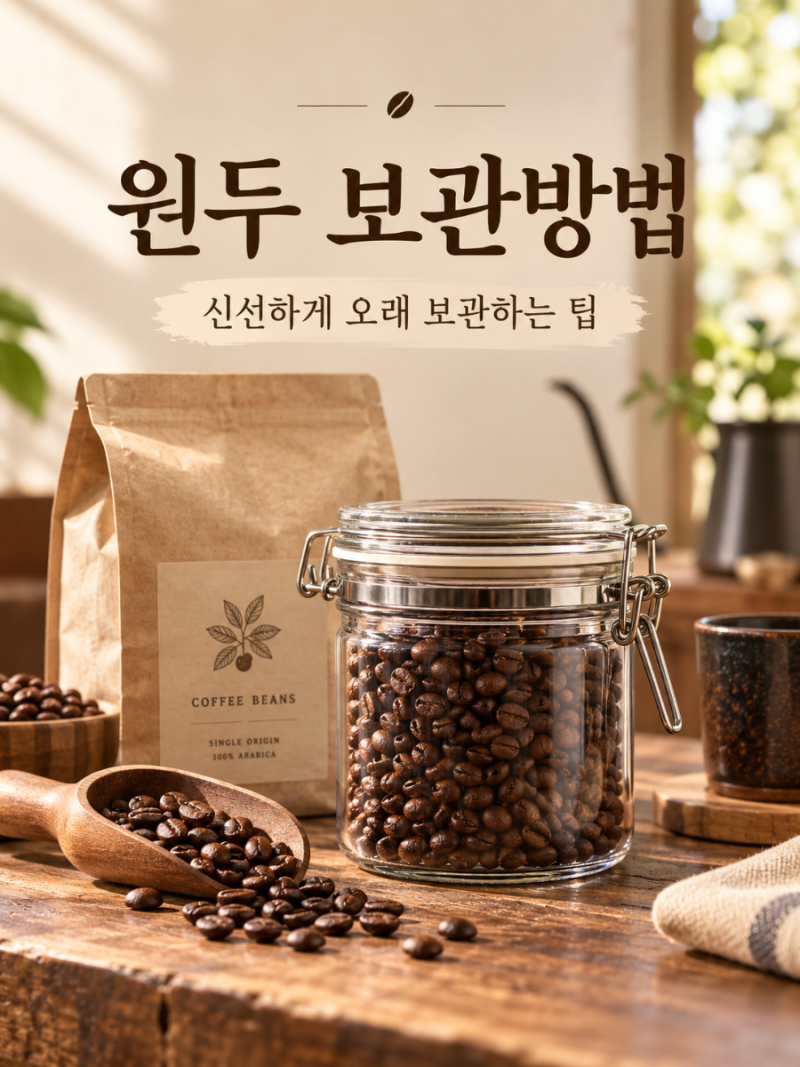 커피 원두 보관방법 / 원두 보관기간은 얼마나 될까?