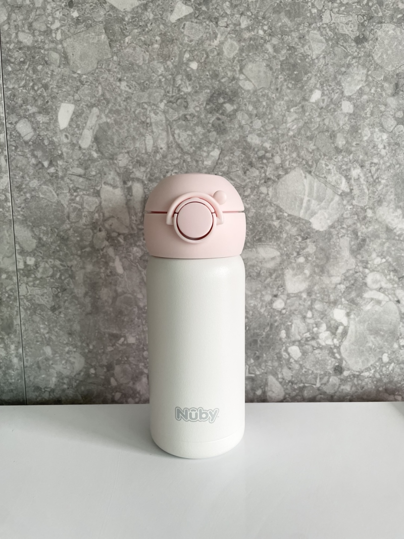 아이 어린이집물병 외출필수템 누비 스텐 원터치 물병
