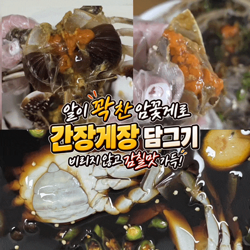 알배기 꽃게로 간장게장 담그기, 비리지 않고 감칠맛 가득한 꽃게장 만드는 방법