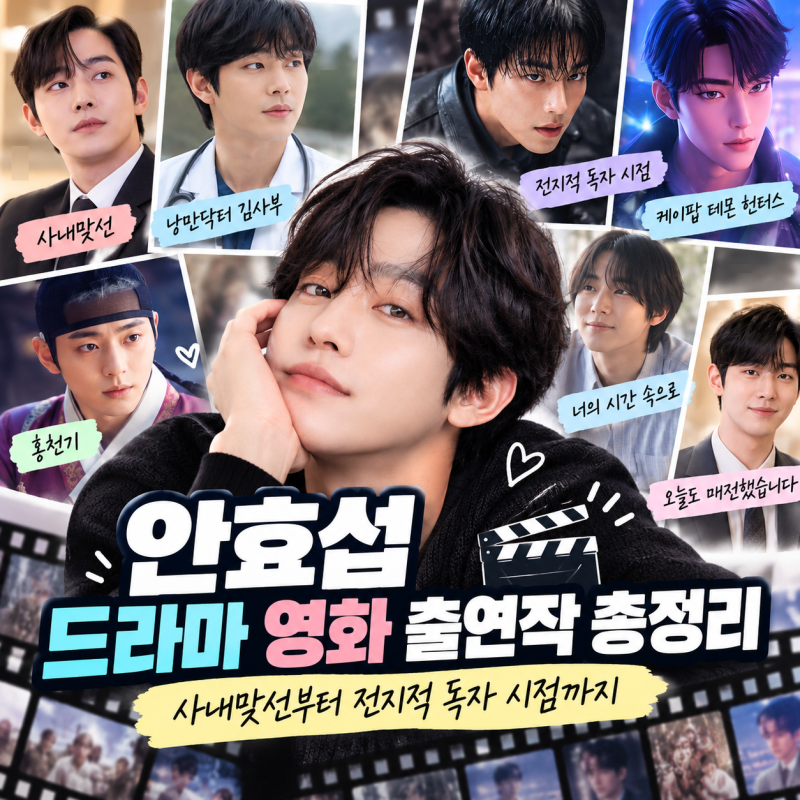안효섭 드라마 영화 출연작 총정리 사내맞선부터 전지적 독자 시점까지