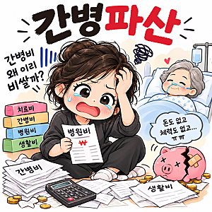 "간병비보험"알아본다면? 간병인사용일당과 간병인지원 차이