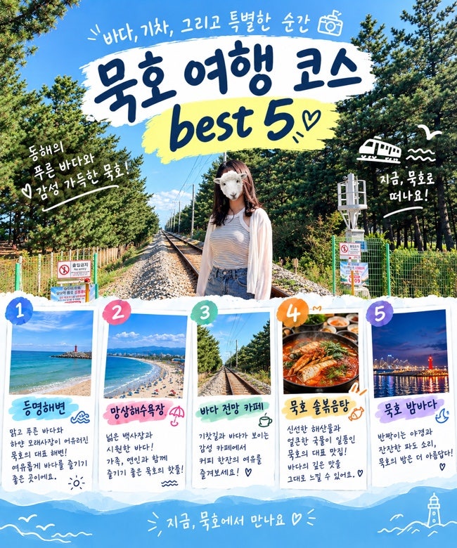 [동해/묵호 여행] 쉿! 나만 알고 싶은 숨은 명소 동해 현지인 추천 코스 BEST 5 등명해변 망상....