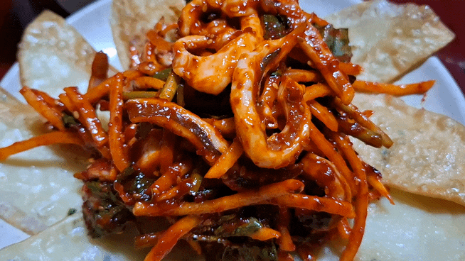 속초중앙시장맛집/전국택배가능한 원조소문난무침회