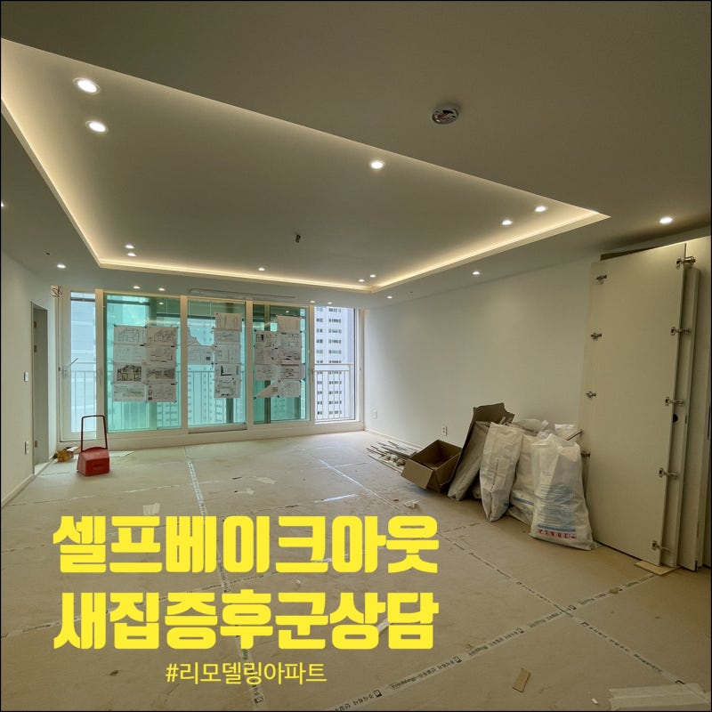 판교 리모델링아파트인데요, 셀프로는 새집증후군냄새가 안빠지나요?