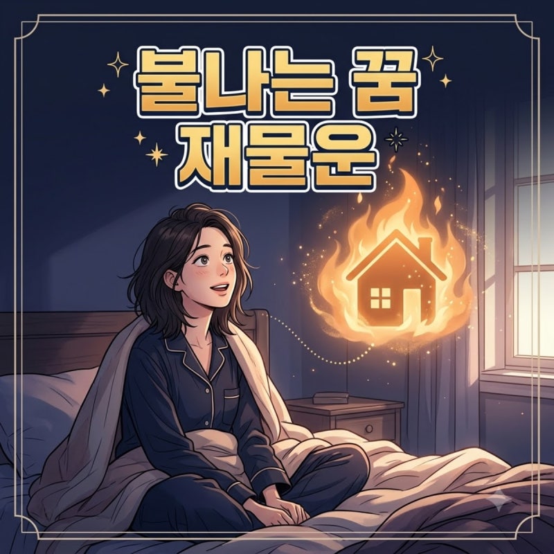 불나는 꿈 해몽, 내 집이 활활 타는 꿈이 재물운 터지는 두 가지 조건