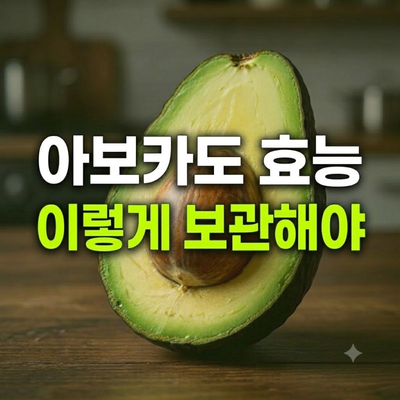 아보카도 효능과 부작용 총정리 (섭취량, 실온 냉장 냉동 보관기준)