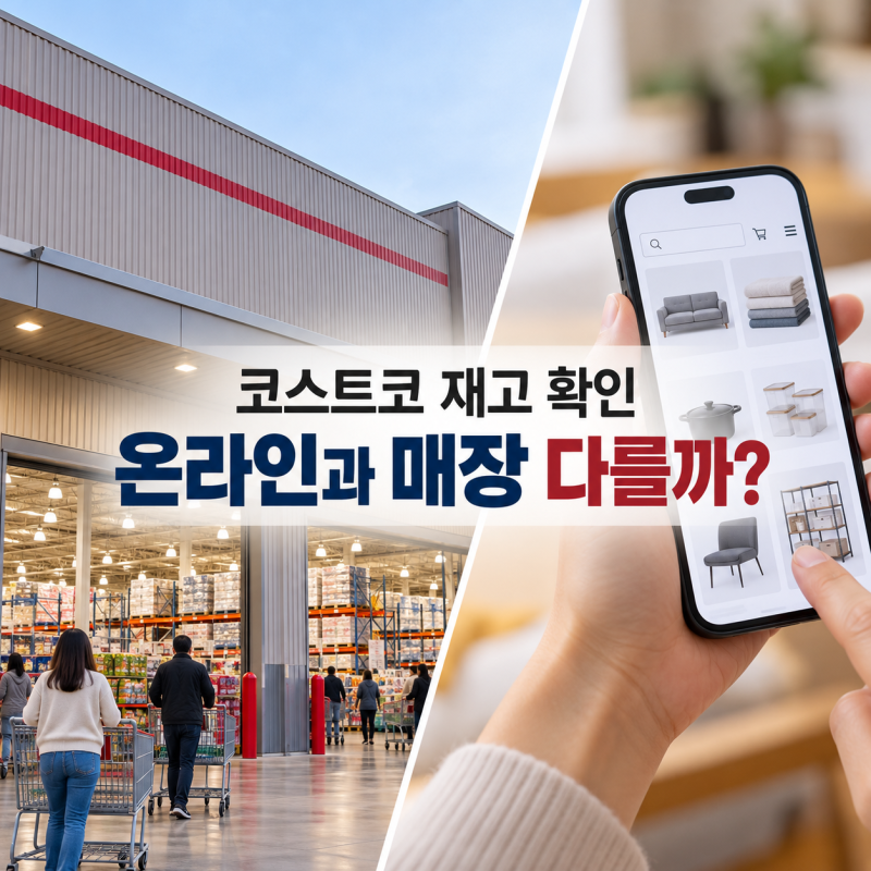 코스트코 재고 확인, 온라인몰에 있다고 매장에도 있을까