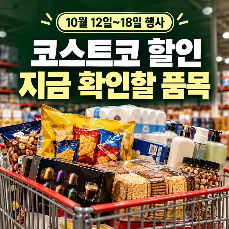코스트코 10월 셋째 주 할인상품｜10월 18일까지 행사 총정리