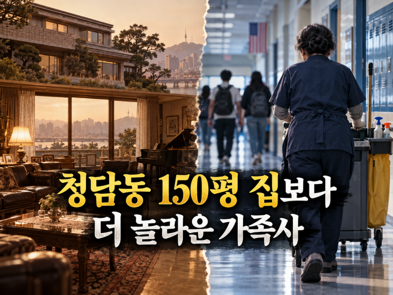 청담동 대저택 살던 주영훈 가족, 어머니는 왜 학교 청소부가 됐나