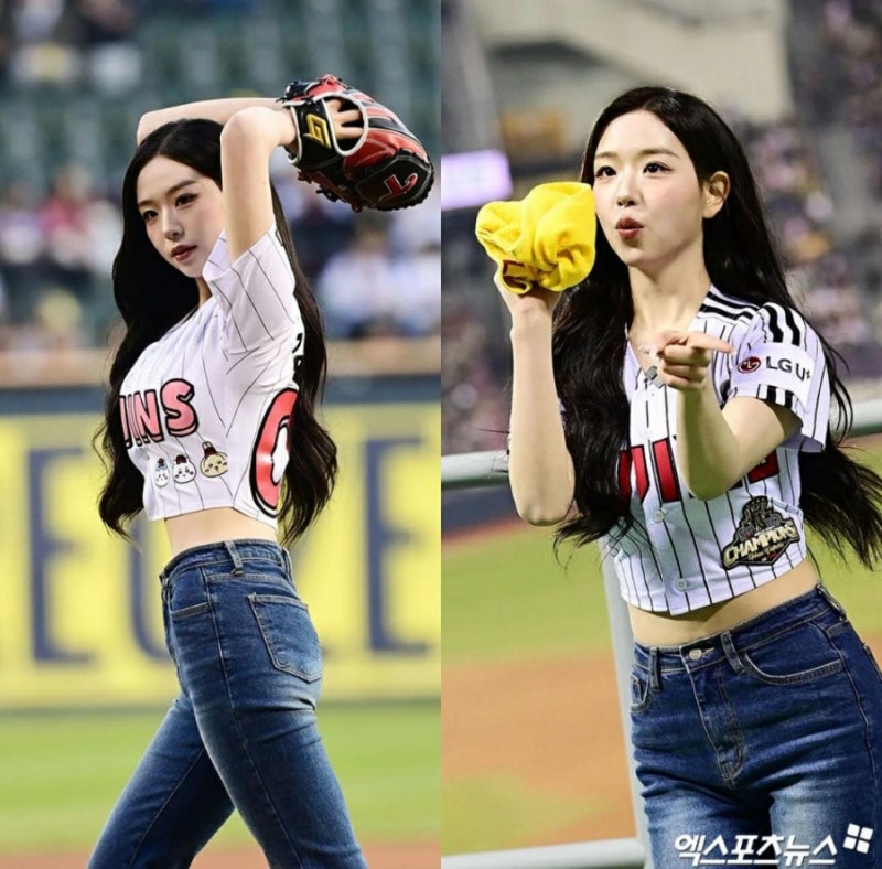 “이번에도 승리요정 될까?” 김채연, 와일드카드 1차전 시구…LG가 다시 부른 이유