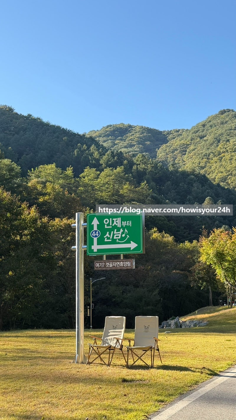 2026.10 | 강원도 인제에서 보낸 가을날 / 갯골자연휴양림 숲속의 집 A동 101호