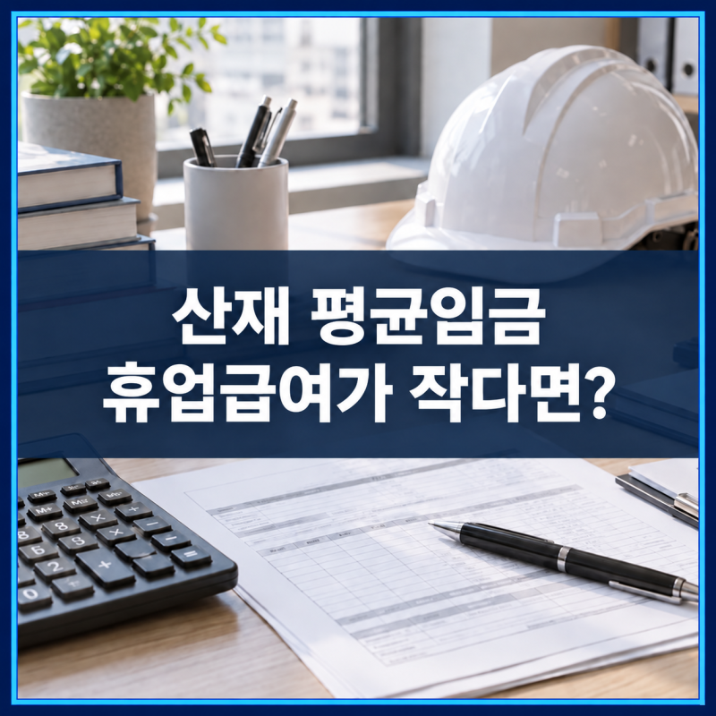 산재 평균임금 및 휴업급여가 작다면?
