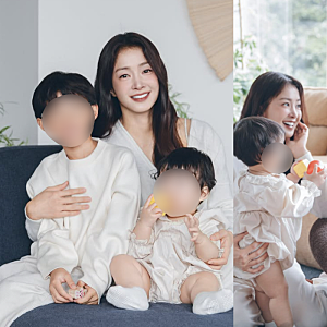 이시영이 두 아이와 함께 공개한 근황, 가족사진 속 훈훈한 모습