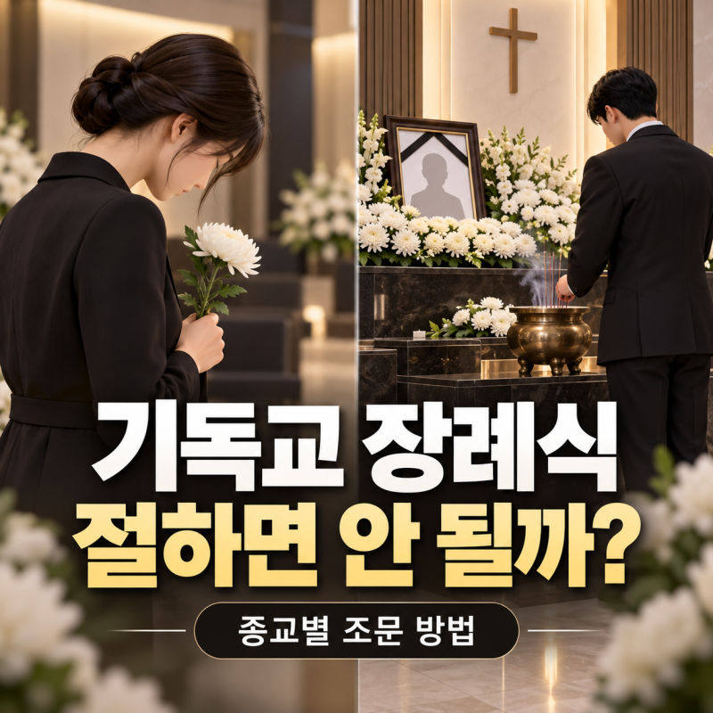 기독교 장례식은 절하면 안 될까? 종교별 조문 방법 정리