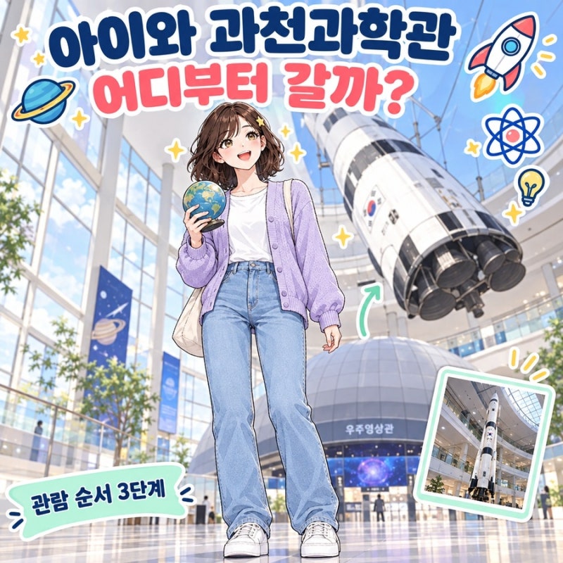 아이와 국립과천과학관, 놓치면 아쉬운 관람 순서 3단계