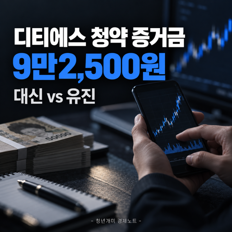 디티에스 청약 증거금 9만2,500원, 대신·유진 증권사별 선택 기준