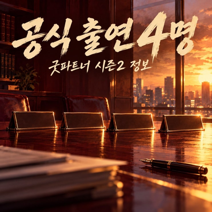 공식 출연은 4명.. <b>굿파트너</b> 시즌2 정보, 그대로인 건 '두 사람'이에....