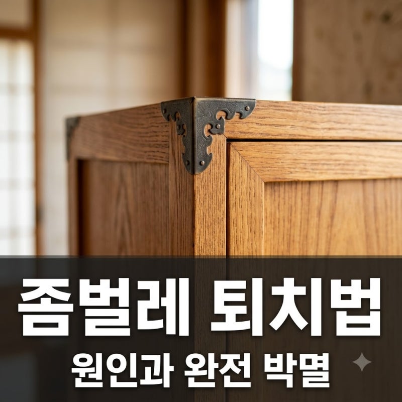 좀벌레 퇴치법 및 발생 원인 서식지 완전 박멸 종합 가이드