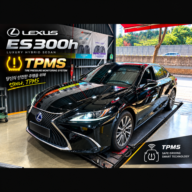 렉서스 ES300h - 공기압센서 TPMS 교체 / 비용 / 코딩 " 서비스센터 반의 반 값 "