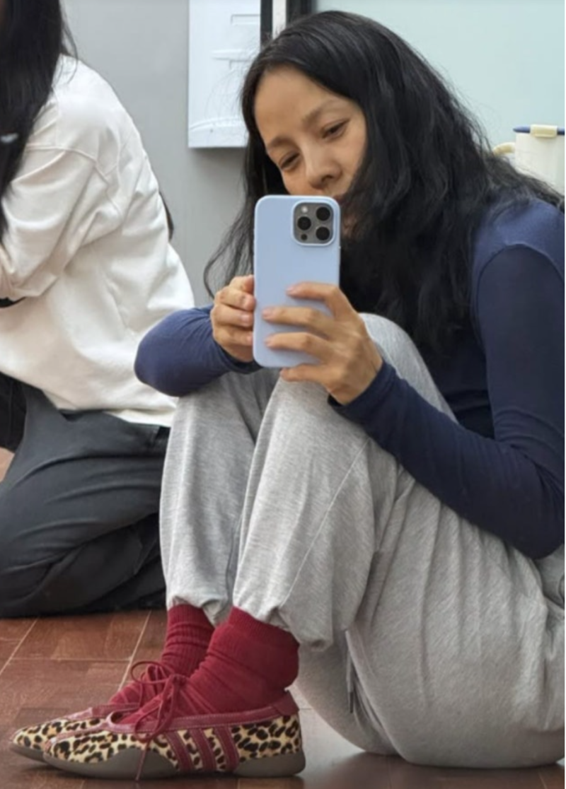 이효리 빨간양말 힙스타일, 회색 트레이닝복에 호피무늬 신발 신었을 뿐인데