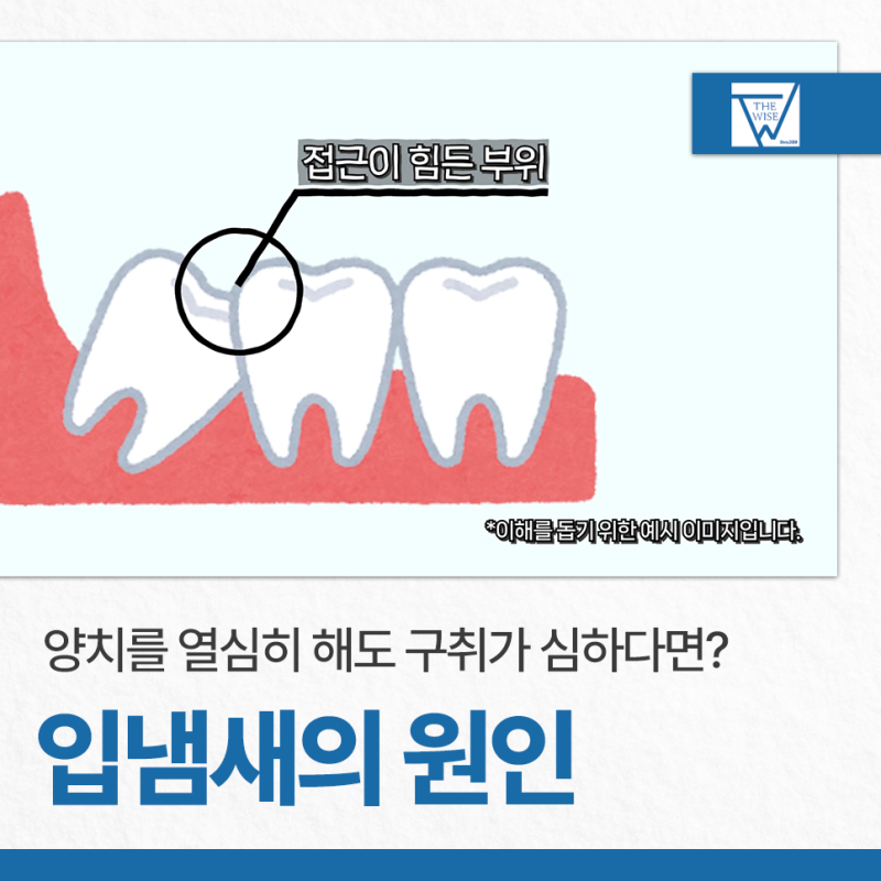 입냄새 없애는 법, 양치해도 입냄새 없어지지 않는 이유는?