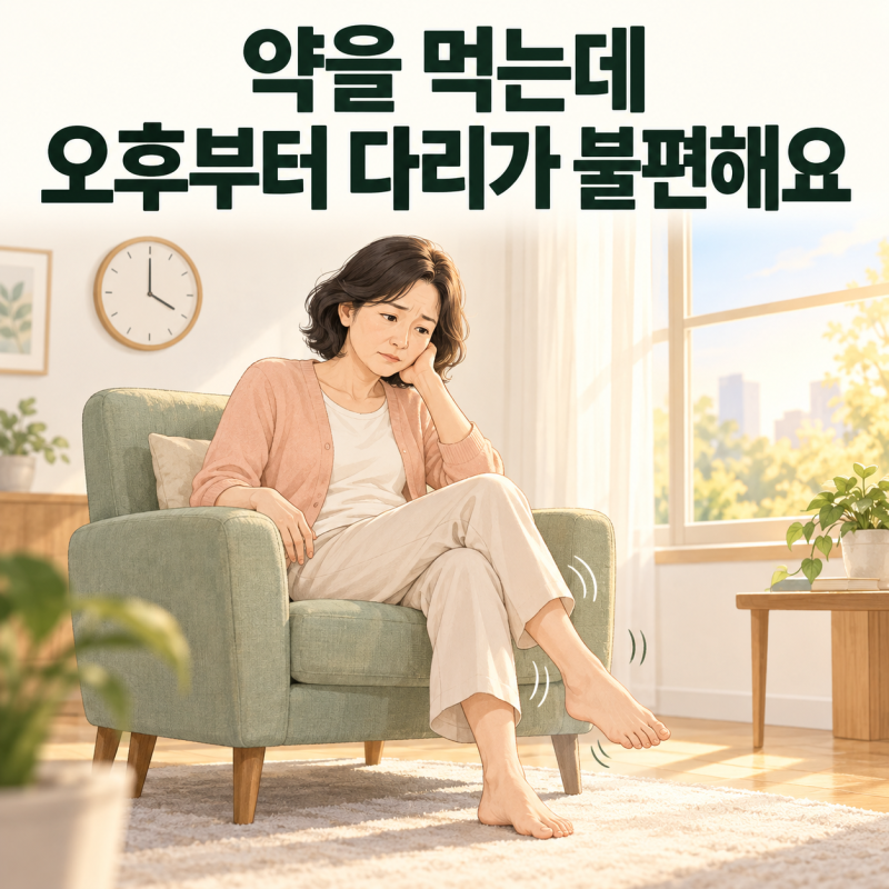 하지불안증후군 약을 먹는데 증상이 더 빨리 시작돼요｜도파민 효현제와 증강 현상