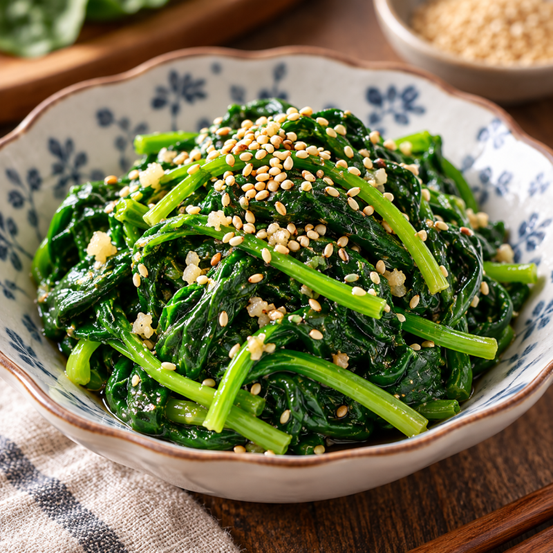 시금치무침 물기 꽉 짜지 마세요! 맛이 달라지는 30초 비법