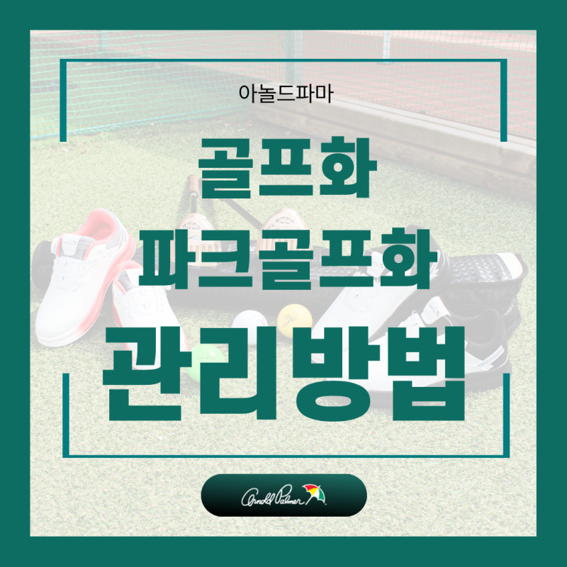 골프화·파크골프화 관리방법, 올바른 세척과 건조로 오래 신으세요