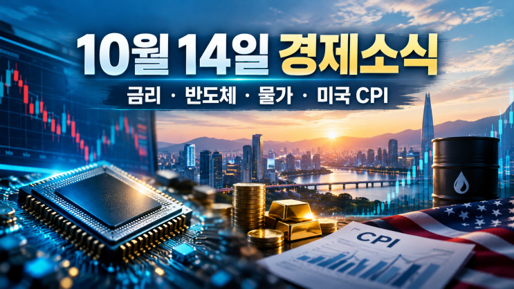 2026년 10월 14일 경제소식, <b>미국 CPI</b> 결과 미리보기