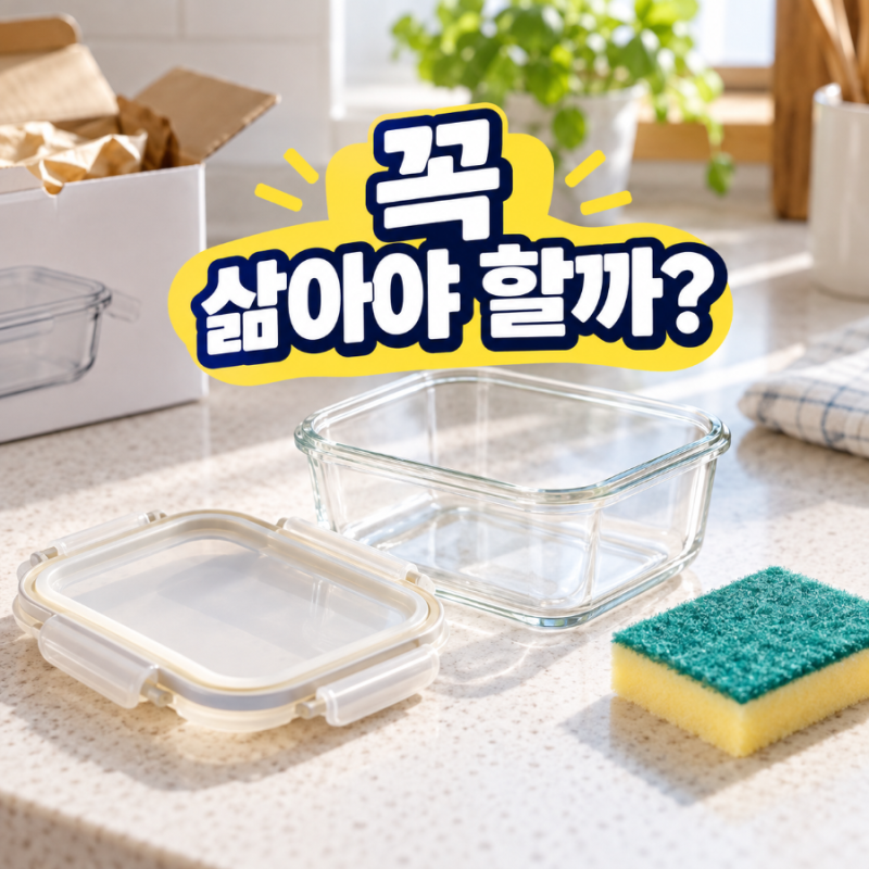 글라스락 첫 세척방법, 열탕소독·식기세척기 사용 전 확인사항