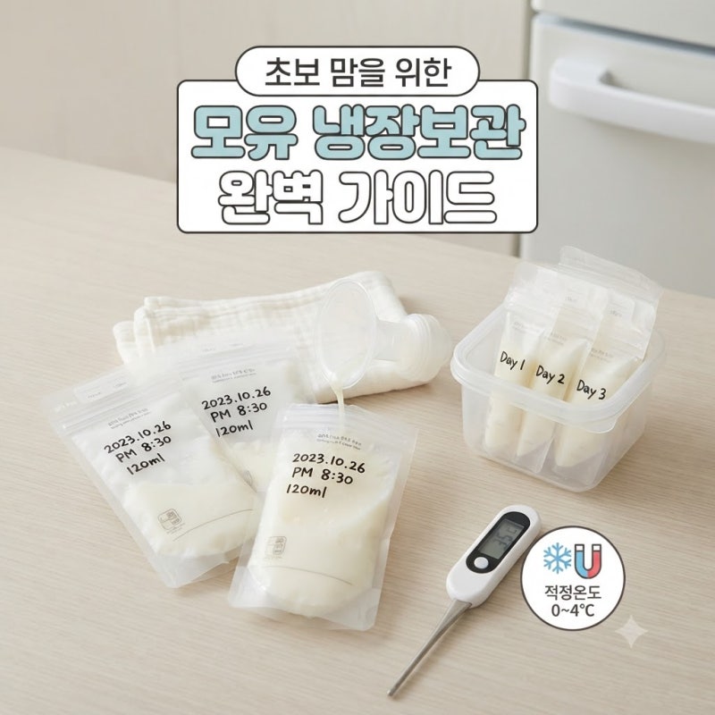 모유 냉장보관 기간, 온도, 해동 방법까지! 초보 맘을 위한 완벽 가이드