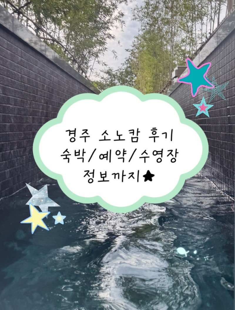 경주 호텔 추천 | 소노캄 경주 패밀리룸 꼼꼼 후기(수영장 가격 및 이용 후기 포함)