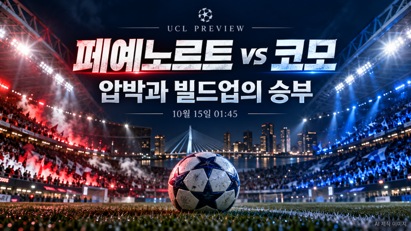 [UCL 프리뷰] 페예노르트 vs 코모｜디 카이프의 압박, 코모의 빌드업을 흔들까?