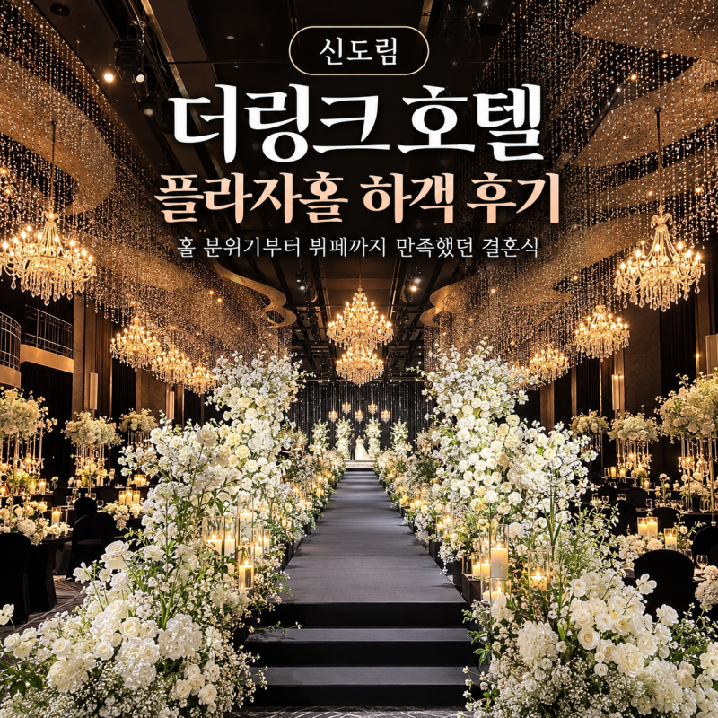 신도림 더링크 호텔 플라자홀 하객 후기｜웨딩홀 뷔페까지 만족