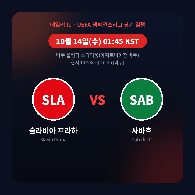 [데일리 IL] 10월 14일 UEFA 챔피언스리그 경기별 부상자 명단 총정리