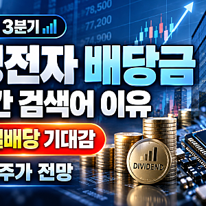 삼성전자 배당금 실시간 검색어 이유｜2026년 3분기 특별배당 기대감·지급일·주가 전망
