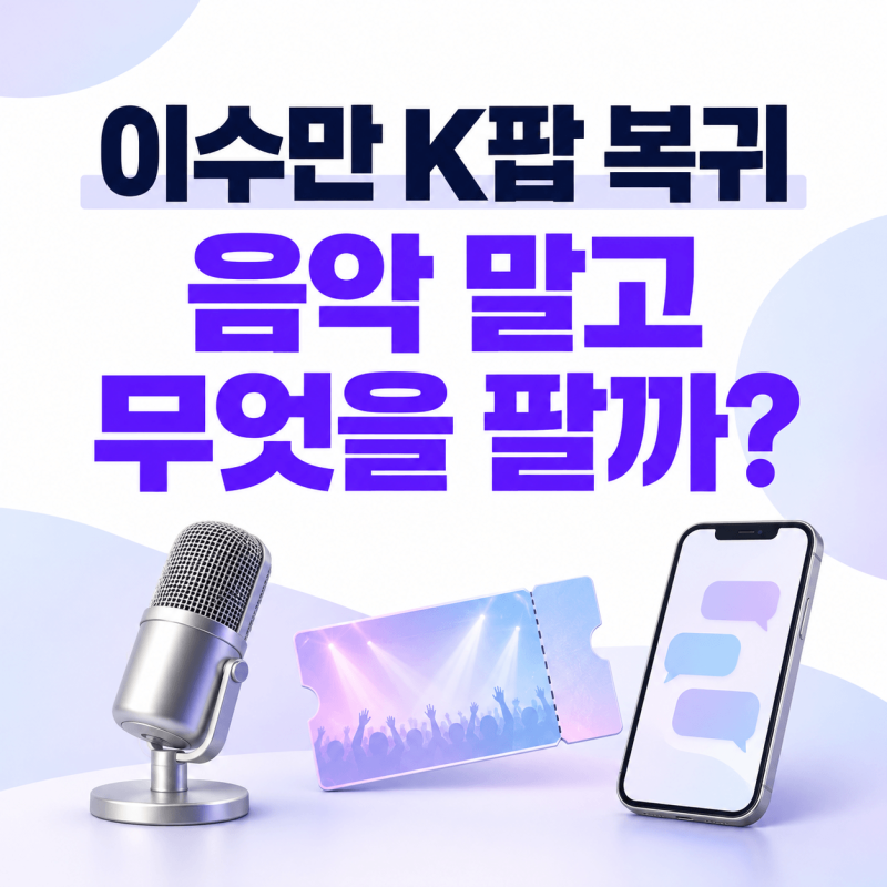 이수만 K팝 복귀, 신인그룹과 수익 구조