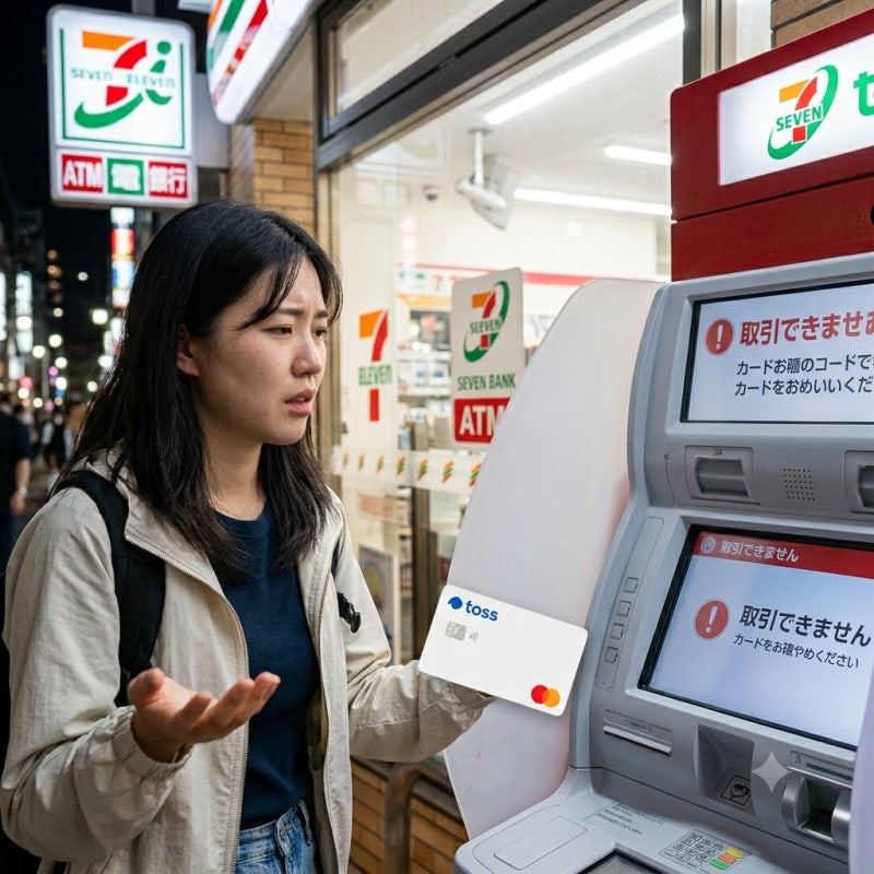 토스뱅크 일본 ATM 출금 안 될 때｜확인할 설정과 대처법