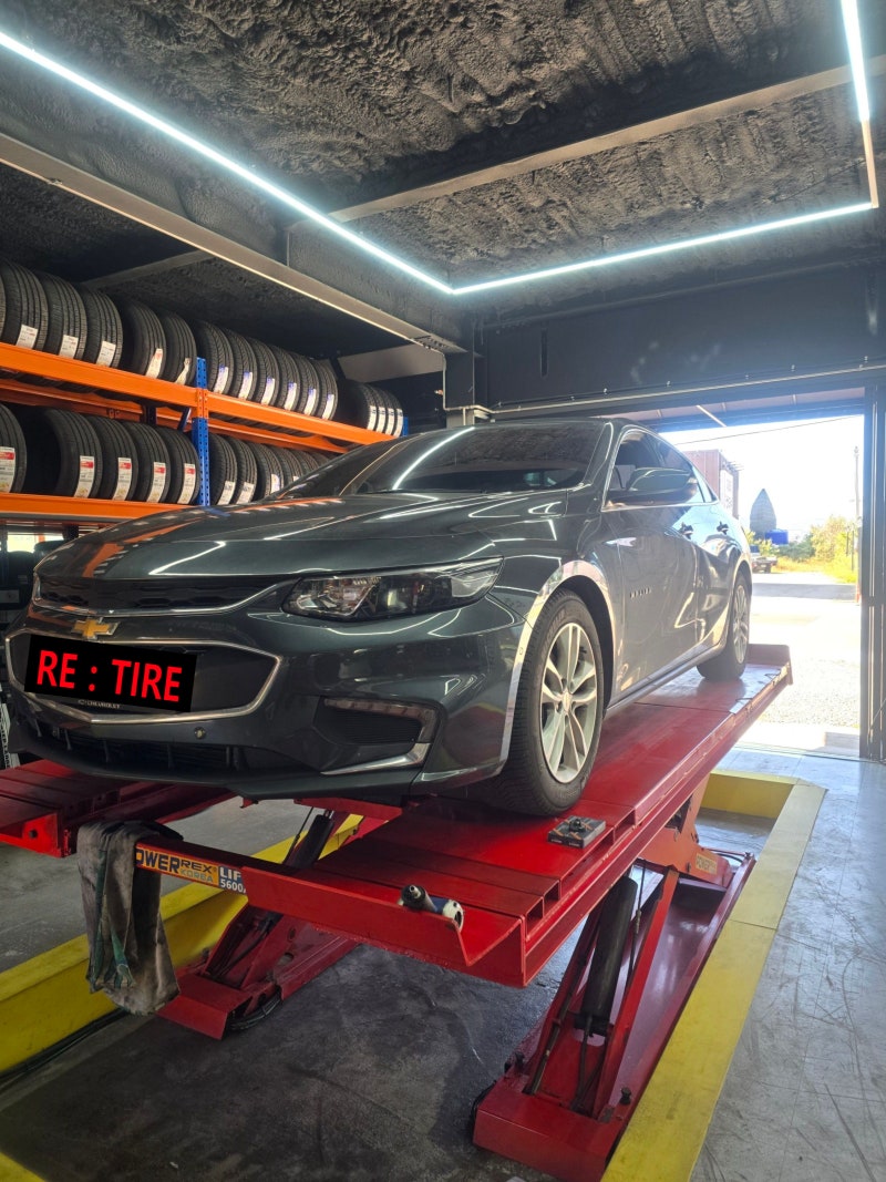 은평구 TPMS 센서 전문점!말리부 호프만 TPMS 센서 교체 & 고속 진동 휠밸런스 (리타이어)