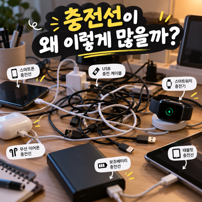 복잡한 케이블 정리 방법, 책상과 멀티탭 전선 깔끔하게 정리하기