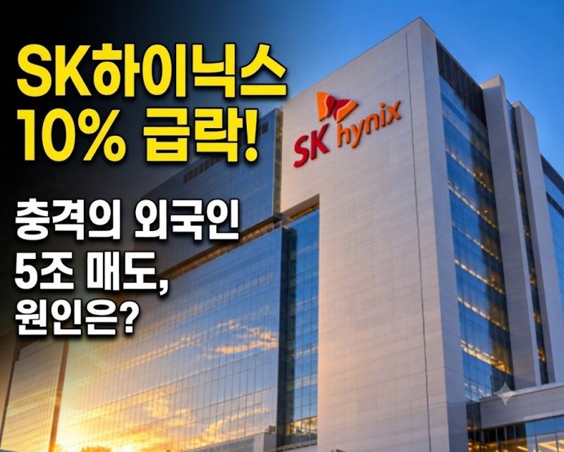 SK하이닉스 10% 급락과 코스피 충격, 외국인 5조 매도 속 지금 봐야 할 변수